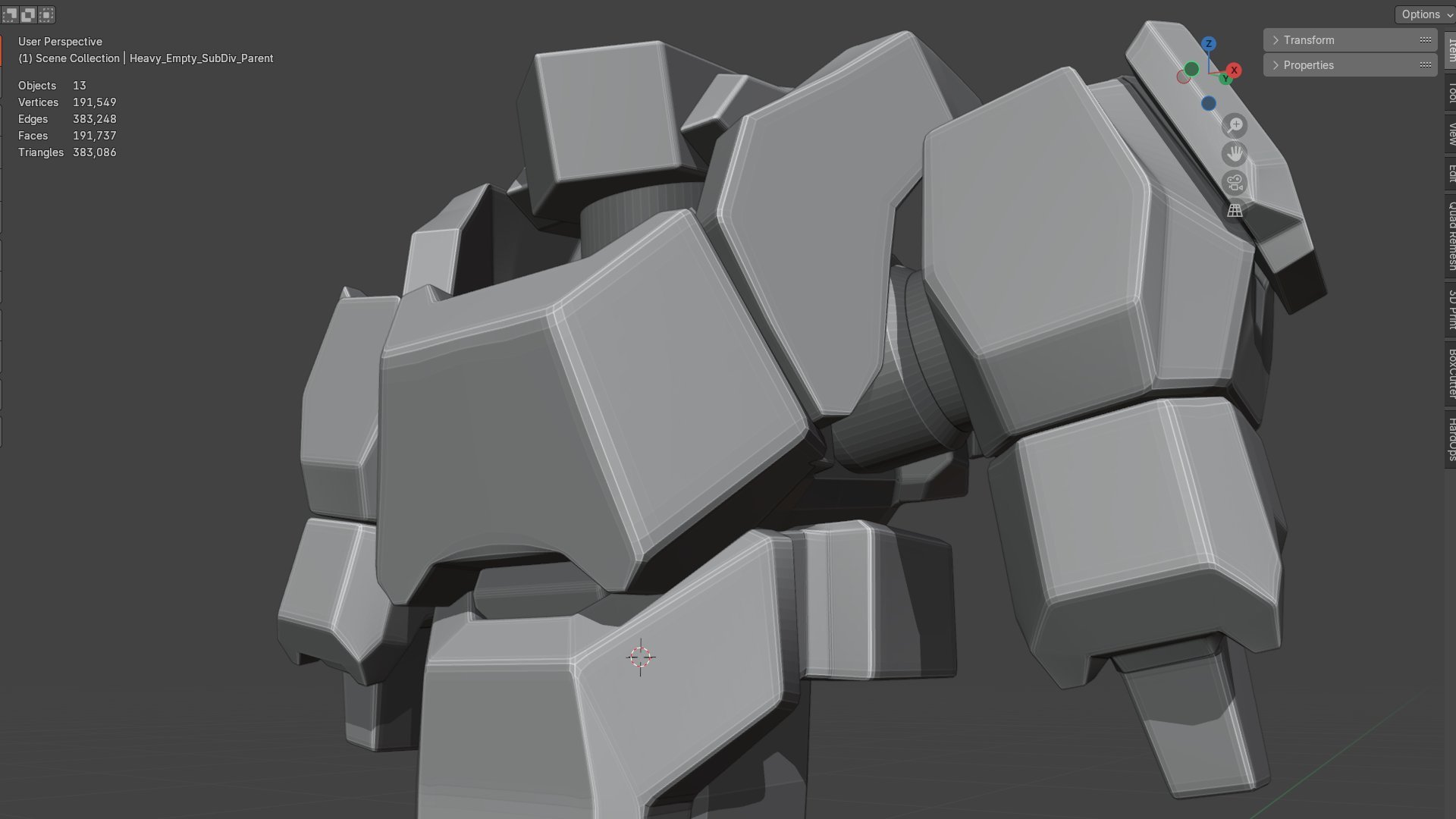 Development progress screenshot