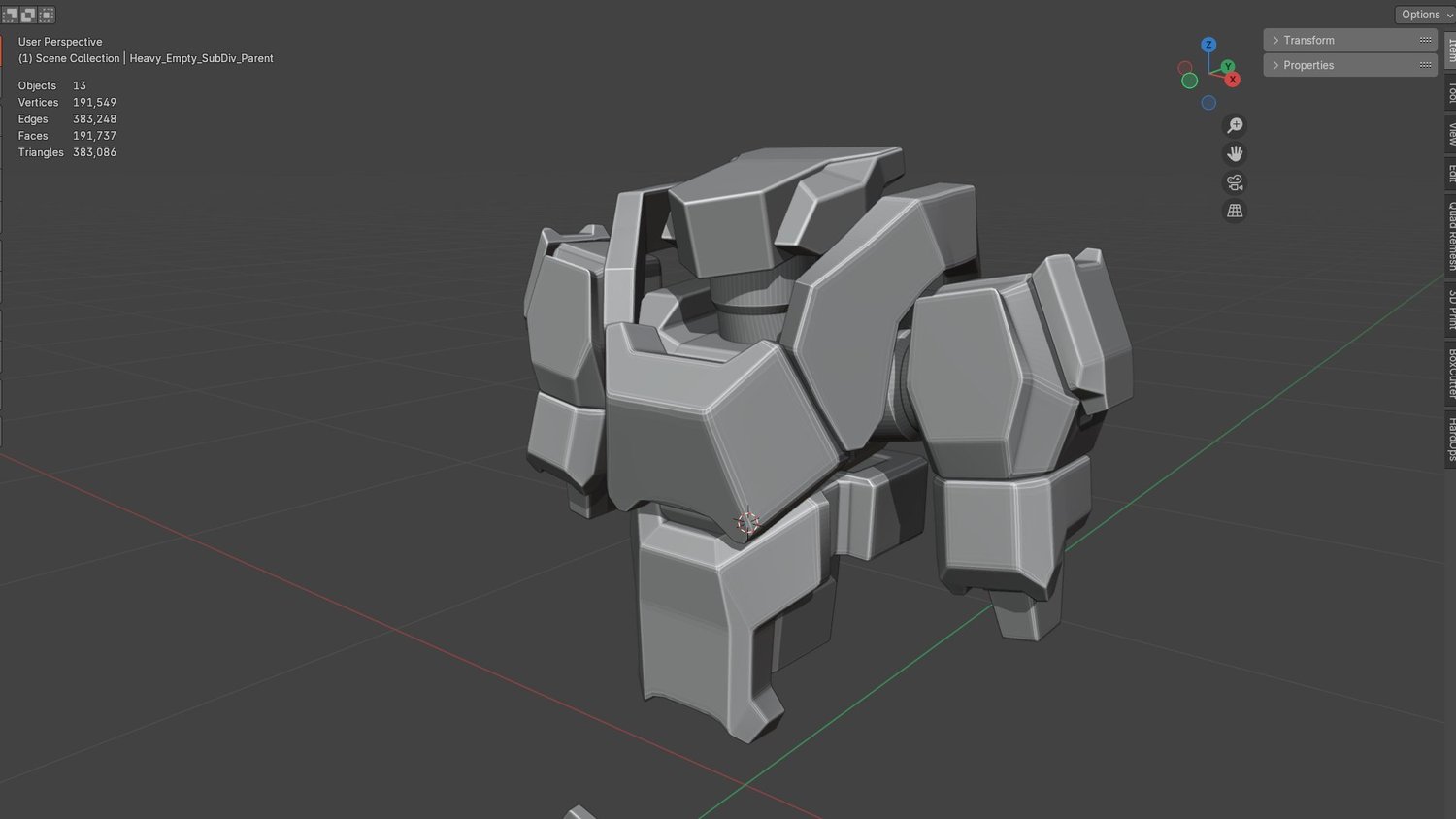 Development progress screenshot
